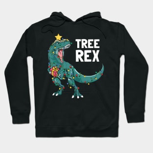 Tree Rex Christmas Xmas Dinosaur Hoodie